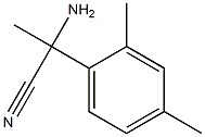 2-amino-2-(2,4-dimethylphenyl)propanenitrile Structure