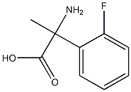 2-amino-2-(2-fluorophenyl)propanoic acid 结构式