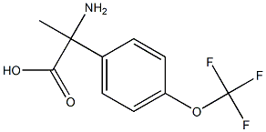 2-amino-2-[4-(trifluoromethoxy)phenyl]propanoic acid Structure