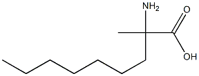 2-amino-2-methylnonanoic acid 结构式