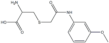  2-amino-3-({2-[(3-methoxyphenyl)amino]-2-oxoethyl}thio)propanoic acid