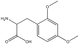 2-amino-3-(2,4-dimethoxyphenyl)propanoic acid,,结构式