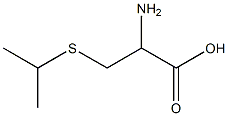 2-amino-3-(isopropylthio)propanoic acid 化学構造式