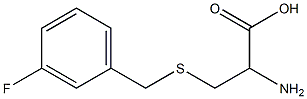 2-amino-3-[(3-fluorobenzyl)thio]propanoic acid Structure