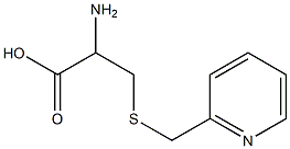 2-amino-3-[(pyridin-2-ylmethyl)thio]propanoic acid 结构式