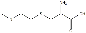 2-amino-3-{[2-(dimethylamino)ethyl]thio}propanoic acid 化学構造式