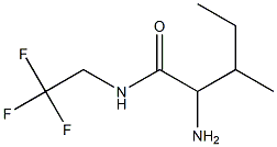 2-amino-3-methyl-N-(2,2,2-trifluoroethyl)pentanamide Structure