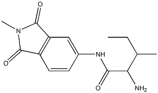 2-amino-3-methyl-N-(2-methyl-1,3-dioxo-2,3-dihydro-1H-isoindol-5-yl)pentanamide|