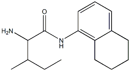  2-amino-3-methyl-N-(5,6,7,8-tetrahydronaphthalen-1-yl)pentanamide