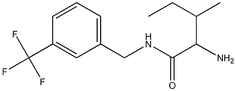 2-amino-3-methyl-N-[3-(trifluoromethyl)benzyl]pentanamide,,结构式