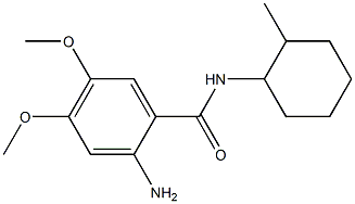 2-amino-4,5-dimethoxy-N-(2-methylcyclohexyl)benzamide