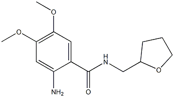 2-amino-4,5-dimethoxy-N-(tetrahydrofuran-2-ylmethyl)benzamide