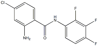 2-amino-4-chloro-N-(2,3,4-trifluorophenyl)benzamide Structure