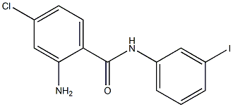 2-amino-4-chloro-N-(3-iodophenyl)benzamide Structure