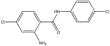 2-amino-4-chloro-N-(4-chlorophenyl)benzamide Structure