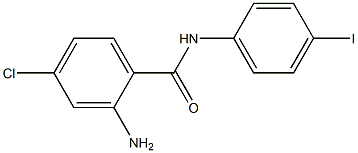 2-amino-4-chloro-N-(4-iodophenyl)benzamide Structure