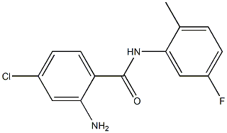 2-amino-4-chloro-N-(5-fluoro-2-methylphenyl)benzamide Structure