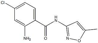 2-amino-4-chloro-N-(5-methylisoxazol-3-yl)benzamide|