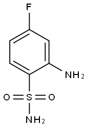 2-amino-4-fluorobenzene-1-sulfonamide 结构式
