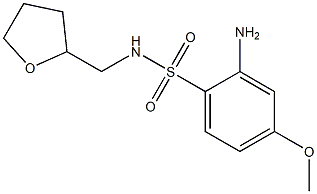 2-amino-4-methoxy-N-(oxolan-2-ylmethyl)benzene-1-sulfonamide|