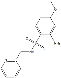 2-amino-4-methoxy-N-(pyridin-2-ylmethyl)benzene-1-sulfonamide