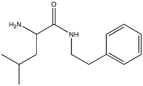 2-amino-4-methyl-N-(2-phenylethyl)pentanamide Structure