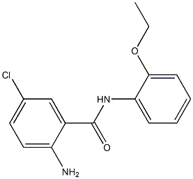 2-amino-5-chloro-N-(2-ethoxyphenyl)benzamide,,结构式