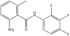 2-amino-6-methyl-N-(2,3,4-trifluorophenyl)benzamide Structure