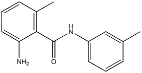 2-amino-6-methyl-N-(3-methylphenyl)benzamide Struktur