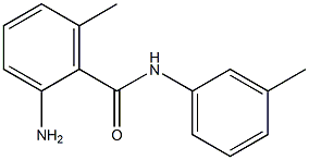 2-amino-6-methyl-N-(3-methylphenyl)benzamide,,结构式