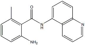 2-amino-6-methyl-N-(quinolin-5-yl)benzamide Structure