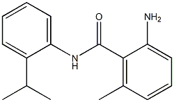 2-amino-6-methyl-N-[2-(propan-2-yl)phenyl]benzamide Structure