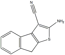 2-amino-8H-indeno[2,1-b]thiophene-3-carbonitrile Structure
