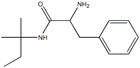 2-amino-N-(1,1-dimethylpropyl)-3-phenylpropanamide Structure