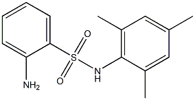 2-amino-N-(2,4,6-trimethylphenyl)benzene-1-sulfonamide Struktur
