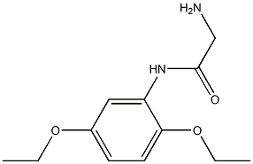 2-amino-N-(2,5-diethoxyphenyl)acetamide Structure