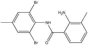 2-amino-N-(2,6-dibromo-4-methylphenyl)-3-methylbenzamide