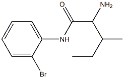 2-amino-N-(2-bromophenyl)-3-methylpentanamide Structure