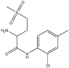 2-amino-N-(2-chloro-4-methylphenyl)-4-methanesulfonylbutanamide