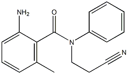 2-amino-N-(2-cyanoethyl)-6-methyl-N-phenylbenzamide