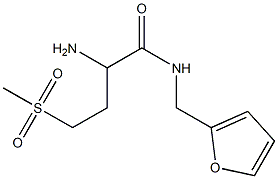 2-amino-N-(2-furylmethyl)-4-(methylsulfonyl)butanamide,,结构式