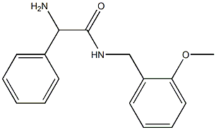 2-amino-N-(2-methoxybenzyl)-2-phenylacetamide
