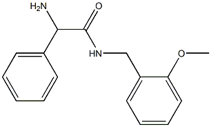  2-amino-N-(2-methoxybenzyl)-2-phenylacetamide