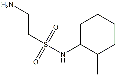 2-amino-N-(2-methylcyclohexyl)ethanesulfonamide Structure