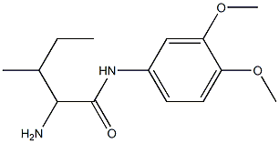 2-amino-N-(3,4-dimethoxyphenyl)-3-methylpentanamide|