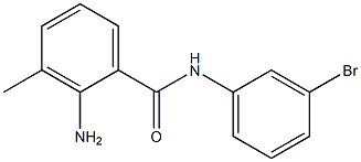 2-amino-N-(3-bromophenyl)-3-methylbenzamide Structure