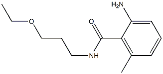 2-amino-N-(3-ethoxypropyl)-6-methylbenzamide Structure