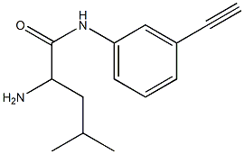 2-amino-N-(3-ethynylphenyl)-4-methylpentanamide