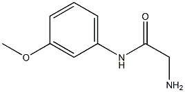 2-amino-N-(3-methoxyphenyl)acetamide Structure