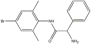 2-amino-N-(4-bromo-2,6-dimethylphenyl)-2-phenylacetamide Structure